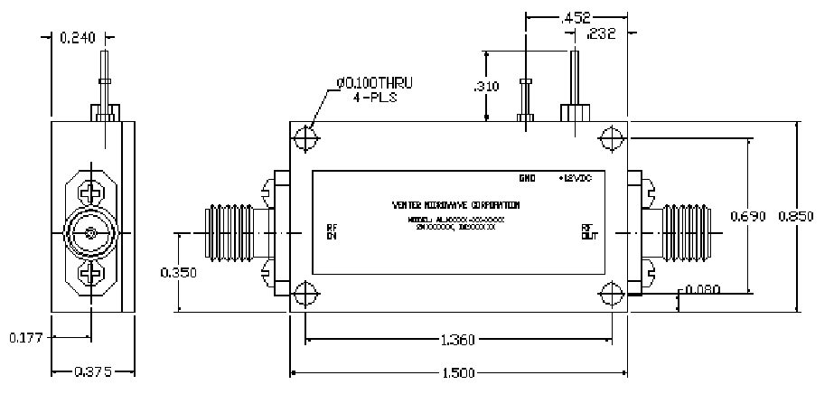 ?AIP0050-40-3006輸入保護型低噪聲放大器